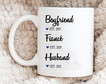 Personalized Husband Mug Boyfriend Fiance Husband Mug New Husband Gift On Wedding Husband Anniversary Gift For Husband Birthday Gift