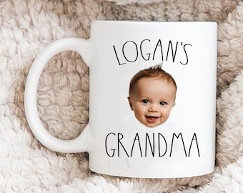 Grandma Mug Personalized Mug First Time Grandma Gift Custom Photo Mug Grandma Mothers Day Gift Mug With Photo