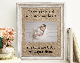 Gigi Christmas Gift From Granddaughter Gigi Picture Frame Gigi Frame Personalized Grandma Photo Gift Grandma Photo Frame From Grandson
