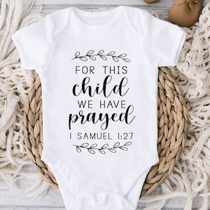 For This Child We Have Prayed Svg Newborn Svg Christian Svg Rainbow Baby Svg Miracle Svg Little Blessing Svg New Baby Svg 1 Samuel 1 27 Svg