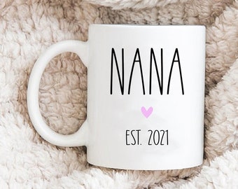 Nana Becher Personalisierte Nana Kaffeetasse Nana Geschenk von Enkelkinder Nana Geburtstagsgeschenk für Nana Von Enkelkinder Nana Weihnachtsgeschenk für Nana