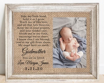 Godmother Picture Frame Personalized Godmother Gift For Godmother Proposal Frame Will You Be My Godmother Christmas Gift Baptism Frame