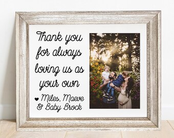 XJF Mom Picture Frame,4 x 6 Wood Picture Frame,Mother's Day Picture Frame for Mom from Daughter Son,Birthday Gifts for Step Mom-You are The Mom Everyone Wishes They Had 