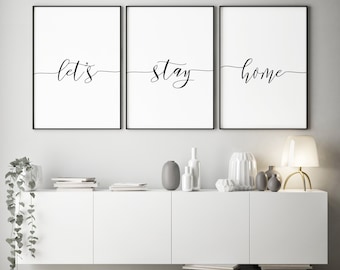 Download Lets Stay Home Svg Etsy