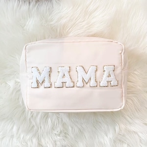 Mama Bag Personalized Hospital Or Diaper Bag Organizer Pouch Mothers Day Gift Makeup Cosmetic Toiletry Bag