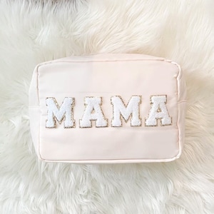 Mama Bag For Hospital Mama Pouch Mama Makeup Bag Mama Toiletry Bag Mama Make Up Bag Mothers Day Gift Personalized Mom Bag Mama Cosmetic Bag