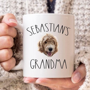 Dog Grandma Gift Personalized Pet Mug Granddog Custom Photo Gift Mothers Day Gift