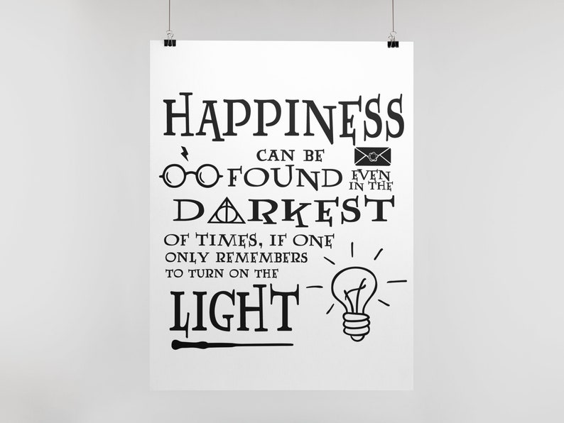 Download Happiness Can Be Found Svg/Harry Potter Quote Svg ...