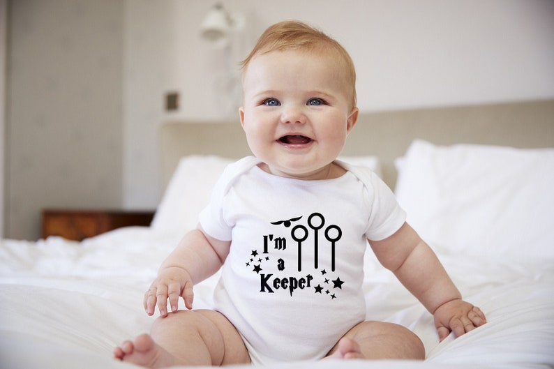 Download I'm A Keeper Svg/Funny Harry Potter Baby Onesie/Boy Girl ...