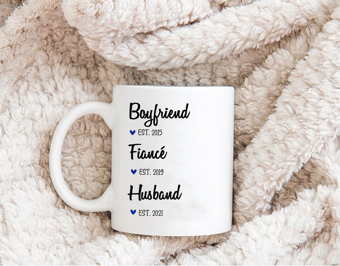 Personalized Husband Mug Boyfriend Fiance Husband Mug New Husband Gift ...