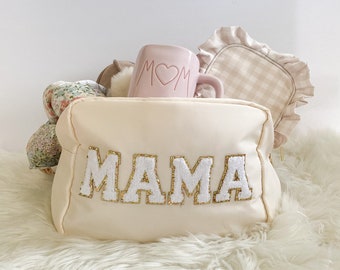 Mama Bag Mama Pouch Mothers Day Gift Expecting Mom Gift Mama Makeup Bag New Mom Gift Step Mom Gift First Time Mom Gift Pregnancy Gift