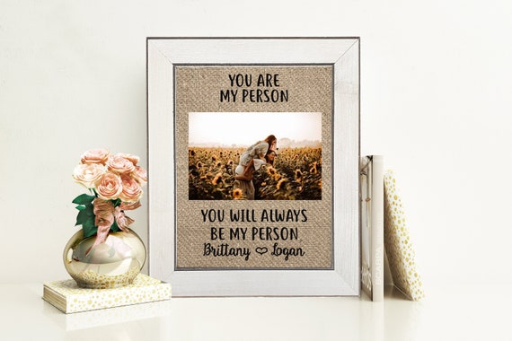 You Are My Person Grey’s Anatomy Wooden Picture Frame 5x7