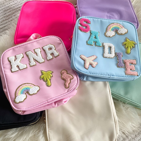 Personalized Lunch Box For Kids Lunch Box Cute Lunch Bag Lunch Box With Patches Insulated Lunch Box Custom Lunch Bag Personalized Lunch Bag