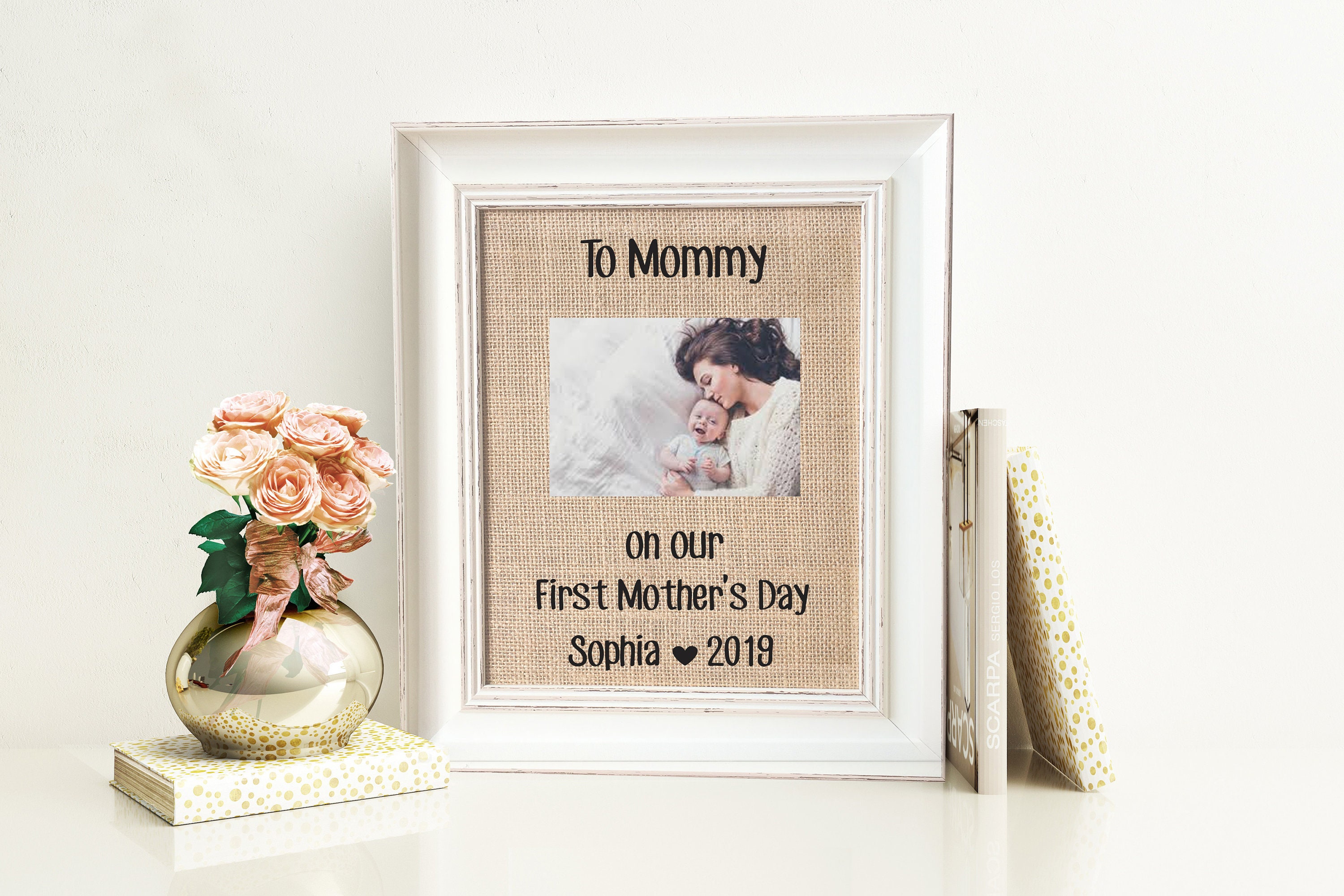 Personalized Photo Frame 4x6/" Wedding Birthday Baby Anniversary Mothers Day Gift
