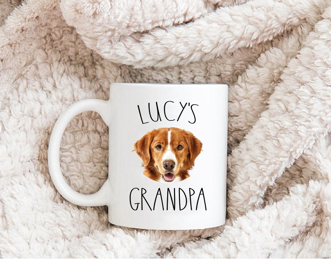 Dog Grandpa Mug From Granddog Dog Grandpa Gift Dog Grandpa Etsy