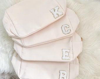 Custom Bridesmaid Makeup Bag Personalized Bridesmaid Bags Personalized Bridal Party Gift Makeup Bag Proposal Bridesmaid Gift Makeup Bag