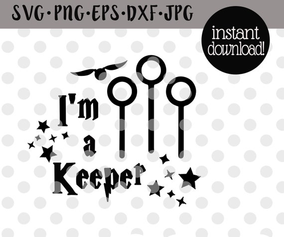 Download I'm A Keeper Svg/Funny Harry Potter Baby Onesie/Boy Girl ...