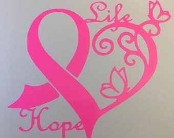 Breast Cancer Awareness Pink Ribbon
