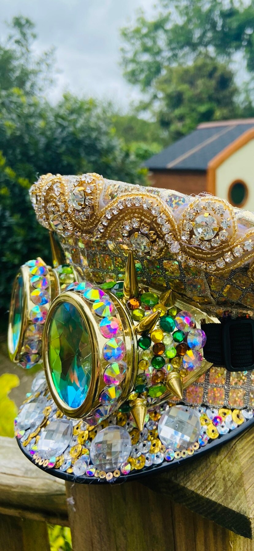 Deluxe Sequin Festival Hat - Gold main image 1