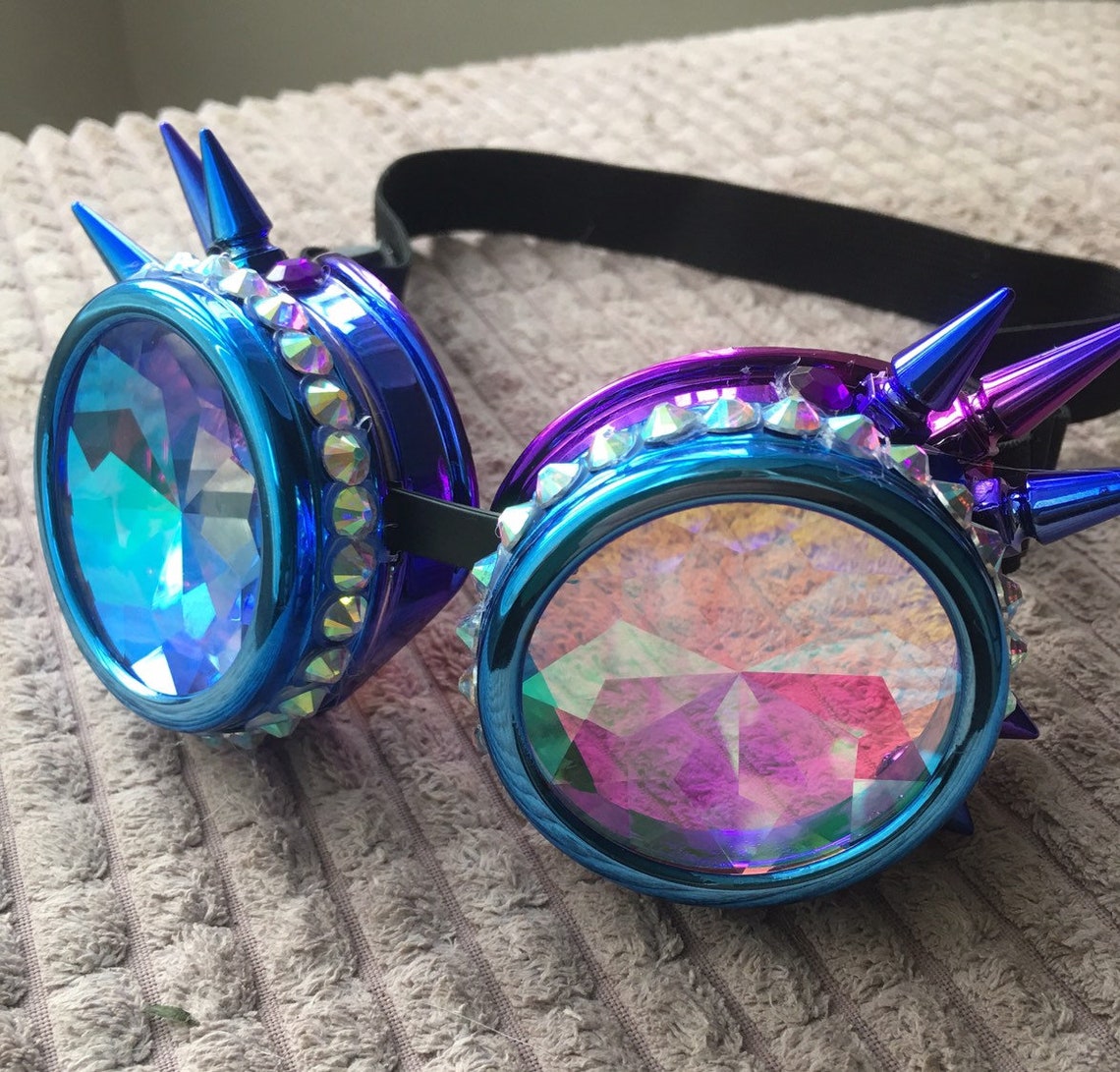 Mermaid Gem Goggles in Blue and Purple Etsy