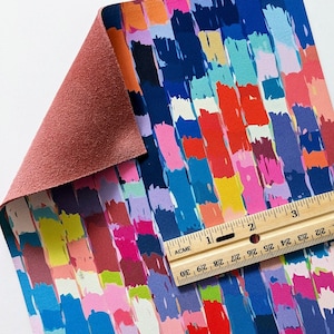 Real Leather Sheets, Vivid Artist Color Leather, Real Leather Pieces, LF951