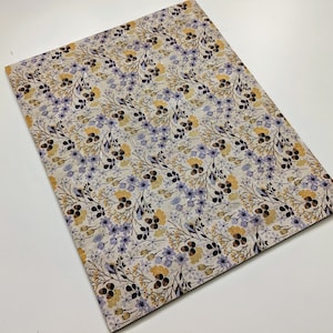 Genuine Cork Sheets, Floral Cork Applied to Suede Leather For Strength And Body, Natural Cork Leather, Real Cork Fabric