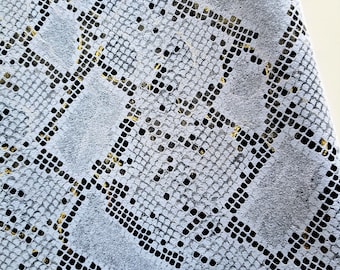 Nieuw leer- Echt lederen snitten, Python Print Rundleer Leer, Echt Lederen Lakens, Leer Voor Ambachten