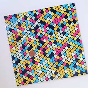Vivid Patterned Leather, Real Leather Pieces, Genuine Leather Sheets, Multi-color Leather, Cowhide Leather, LF344