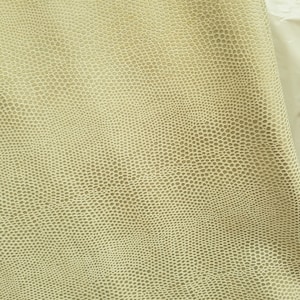 Snakeskin Leather, Pale Gold / Beige Snakeskin, Snake Leather Sheets