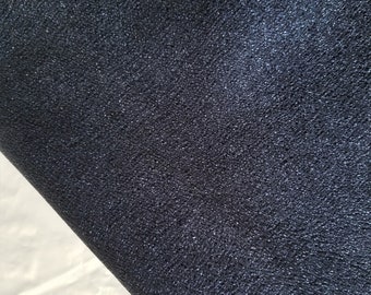 NEW LEATHER, Grainy Dark Blue , Textured Leather Sheet, Crafting Leather,
