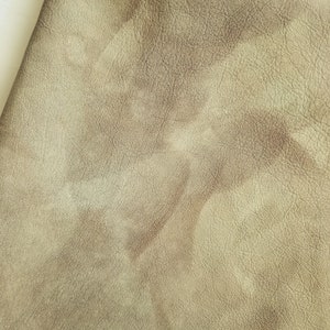 Genuine Leather Sheets, Pale Olive Leather, Swirls Leather, Genuine Leather Pieces, Real Leather Pieces