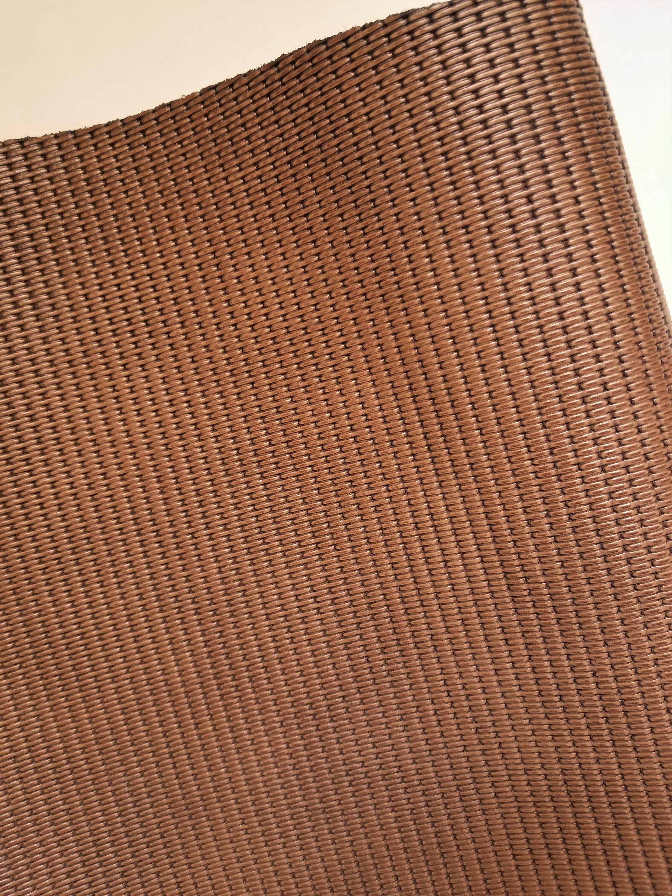 Real Leather Fabric Brown Woven Leather Embossed Leather Etsy Canada
