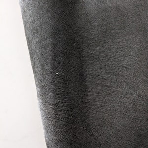 Grey Hair On Leather, Plain Leather, Cowhide, Genuine Leather, Real Leather Sheets, HOH, NEW Leather