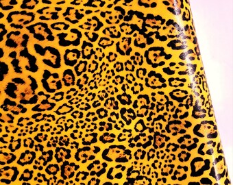 注目ブランド New Leather, Spotted Leopard / Cheetah Print Leather ルームウェア・パジャマ