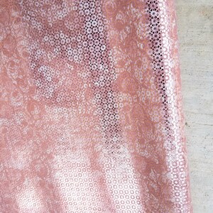 Leather Pieces, Metallic Pale Floral Cowhide, Real Leather Sheets, LeatherFresh, Genuine Leather Sheets,
