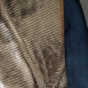 Genuine Leather Sheets, Metallic Cowhide Leather, Copper / Gold Leather, Real Leather Pieces, Leather For Crafts