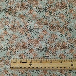 NEW Leather, Genuine Leather, Abstract Print Cowhide, Real Leather Pieces, Small Print Leather LF976