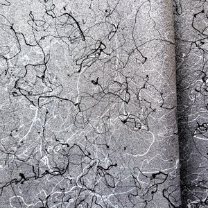 Crystal Glitter, Artistic Swirl Glitter, Leather Applied to Back For Strength, Beauty And Firmness, Metallic Glitter