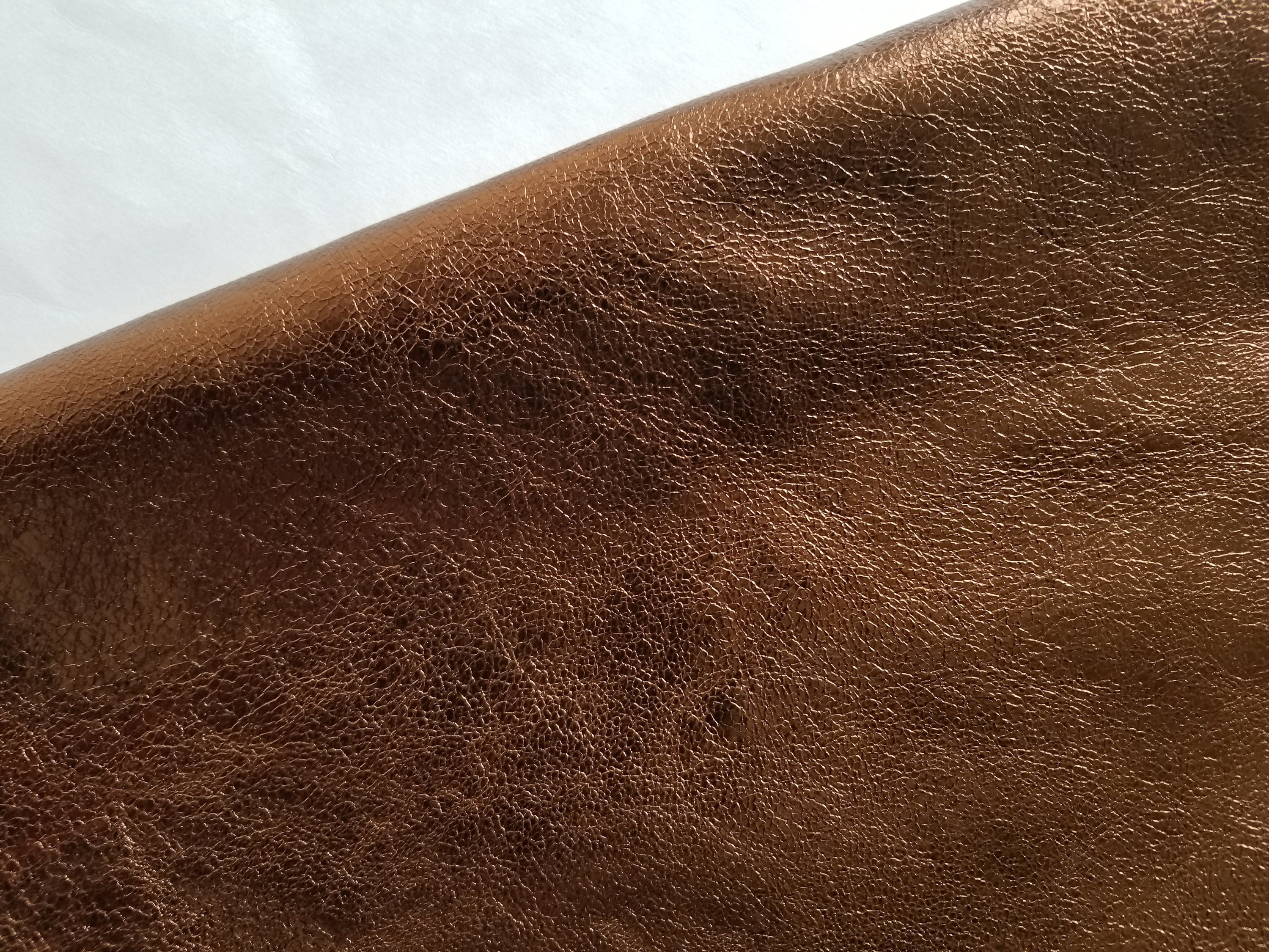Metallic Leather Sheets Metallic Bronze Gold Leather Genuine Etsy