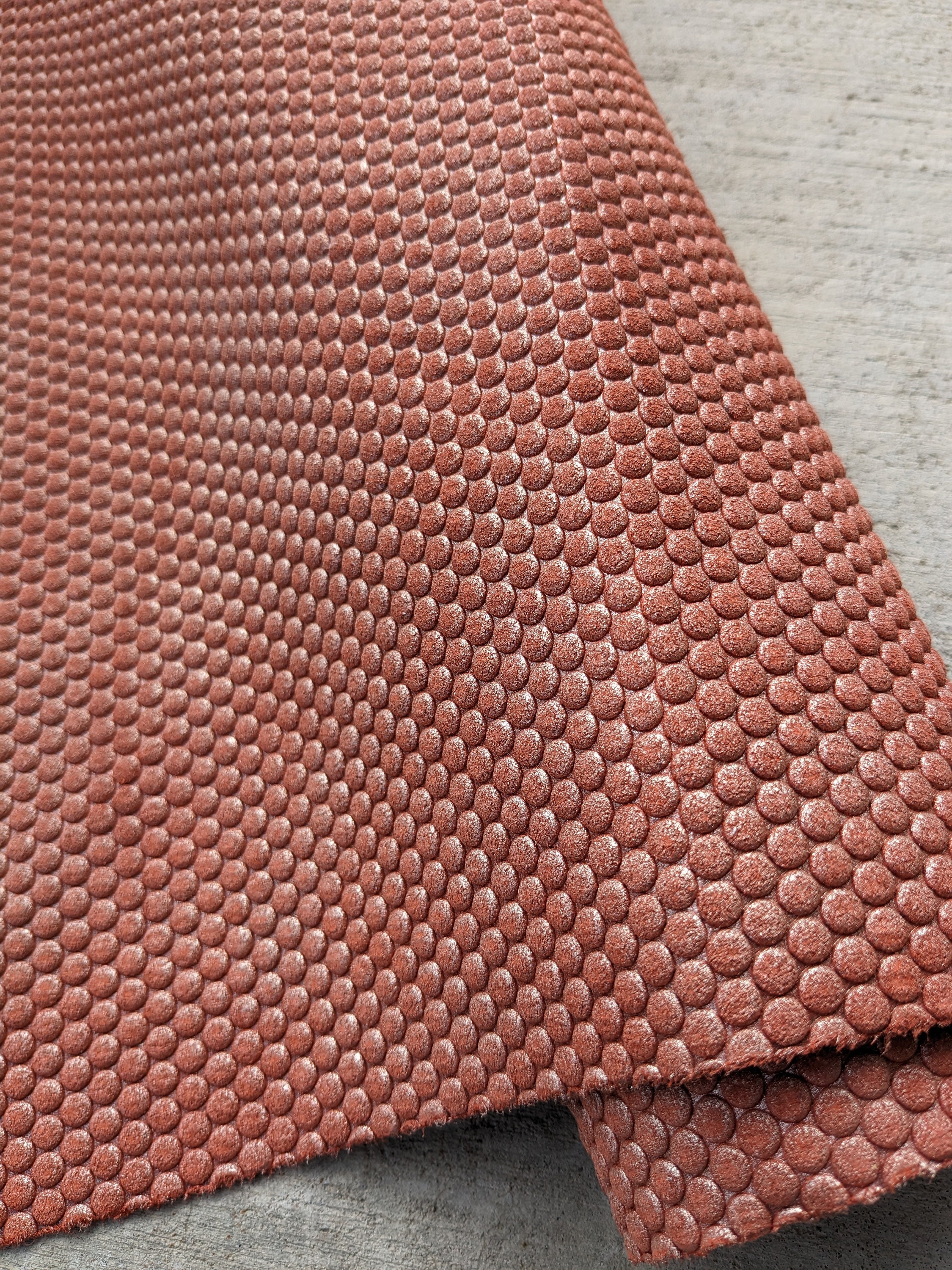 Pelle Bovina Cognac Pretagliata - Pezzi Extra Large Per Artigianato, Format A4 - Foto 1