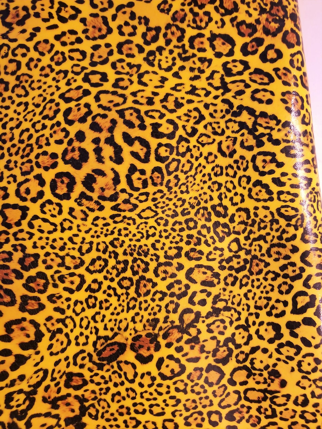 小物 leopard pattern wrinkle stole New Leather, Spotted Leopard / Cheetah Print Leather