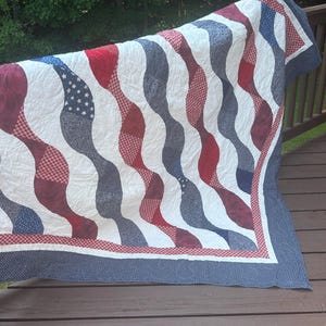 Red, White and Blue Quilt
