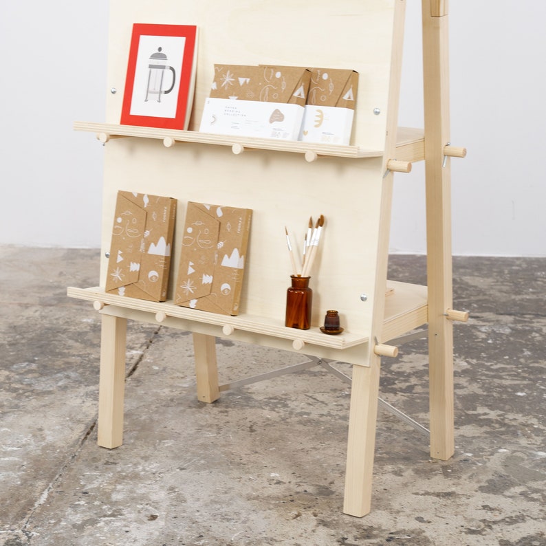 Portable Pegboard Unit With Storage Shelves VP01 for Etsy Canada