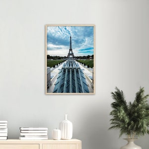 Eiffel Tower Paris France Photography Framed Print Wall Art Decor Fine Art Print Wooden Frame