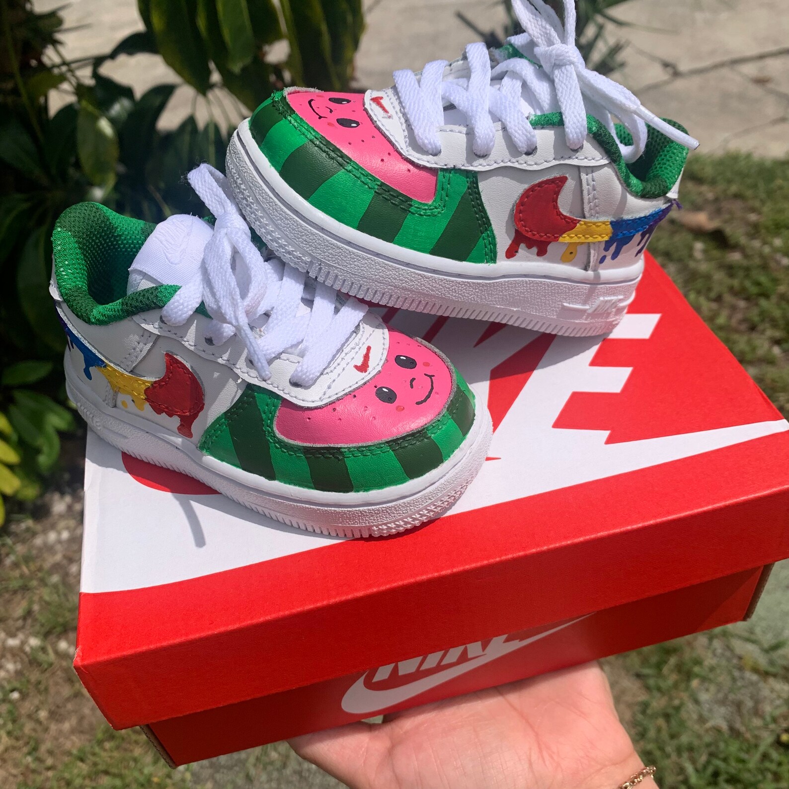 custom air force 1 cocomelon