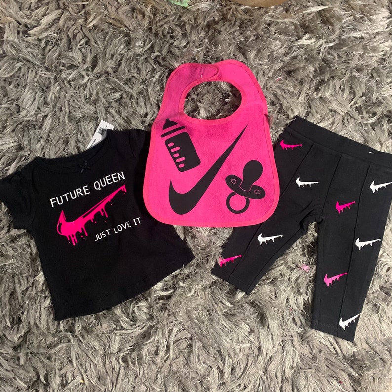 Baby girl custom Nike outfit Etsy