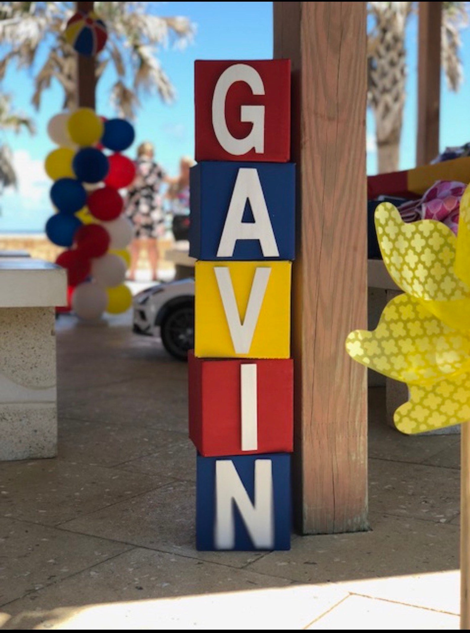 Name boxes birthday baby shower room Etsy