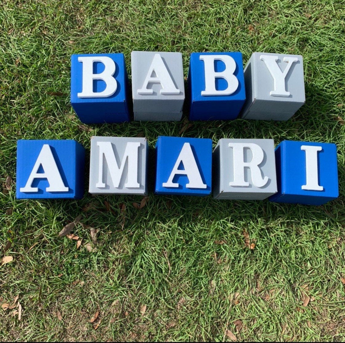 Name boxes birthday baby shower room Etsy