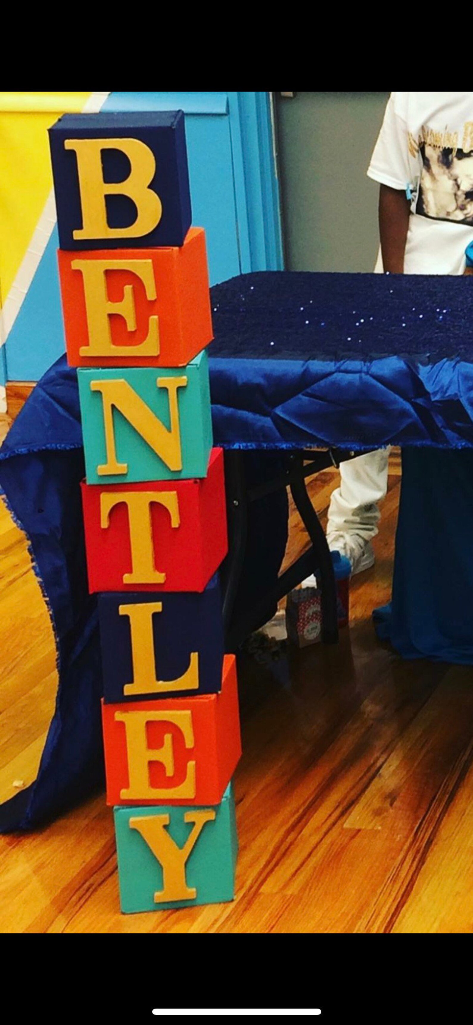 Name boxes birthday baby shower room Etsy