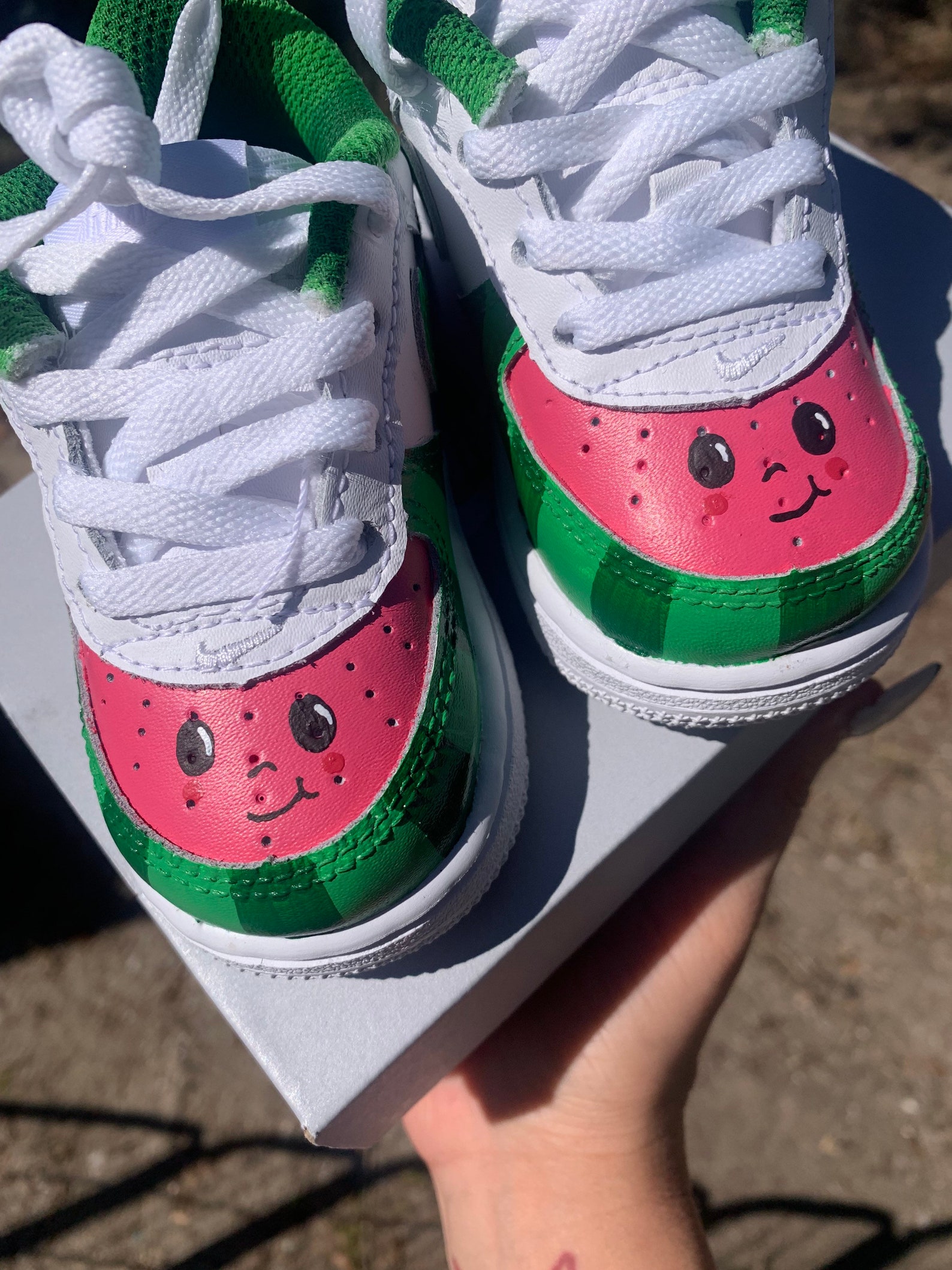 custom cocomelon air force ones